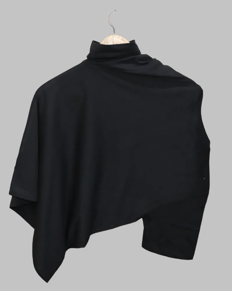 Magneto Men Printed Round Neck Pure Cotton Black T-Shirt - Image 2